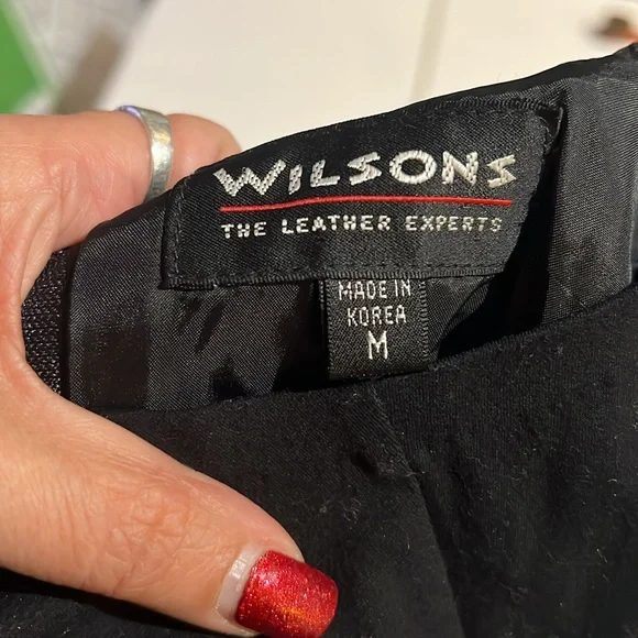 Wilson’s leather dress women’s size medium. Biker, sexy, dark romantic 80’s